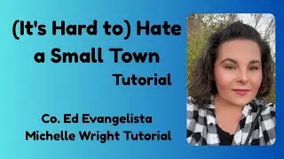 (It's Hard to) Hate a Small Town Line dance tutorial Beginner choreography by Ed Evangelista