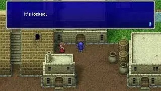 Let's Play Final Fantasy IV Complete! #02 - Exploring the town of Baron.
