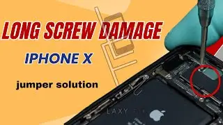 iPhone x long screw damage