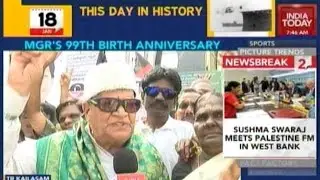 Up South: AIDMK Celebrates MGR 99th Birth Anniversary