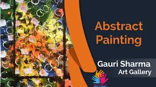 Simple abstract painting for beginners | Depth effect | #art #sketch