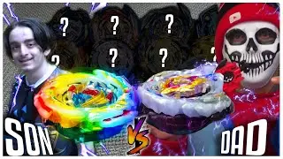 CAN'T BELIEVE THIS..! DAD VS SON EPIC BEYBLADE BURST BATTLES