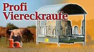 Heuraufe / Rundballenraufe / Viereckraufe - Highland Stall & Weide