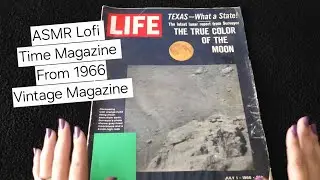 ASMR&bull; Lofi&bull; Reading Time Magazine from 1966&bull; Vintage Magazine