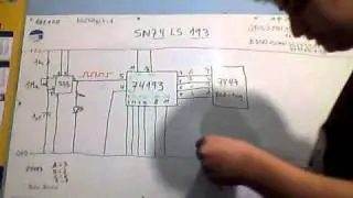 Conexión del contador 74193