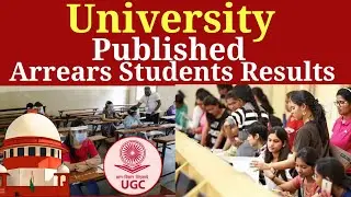 Arrears Examination Results Published University Arrears Students Minimum Pass Marks Given Students