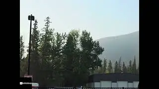 Banff Covered in Thick Smoke from Northwest Territories Wildfires | Smoky Skies
