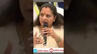 MLC Kalvakuntla Kavitha Garu @l24tv #mlckavitha #jagruthi #trs #brs #telangana #kavitha