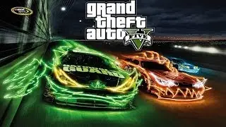 GTA 5 ONLINE NASCAR ( Fun Custom Race ) GTA V MULTIPLAYER