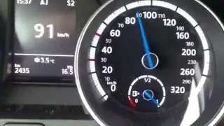 Volkswagen Golf R Variant, acceleration 0-160