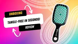 UNbrush Detangling Brush - Unboxing and Review