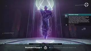 Destiny 2 : Wayfinder's Voyage Quest Step 31/53 to 37/53 & week 5 Seasonal challenges.