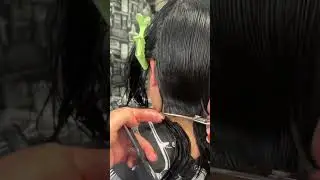 Cutting and styling very thick and straight hair
