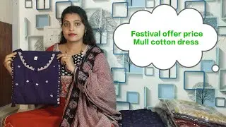 Festival offer price 💃💃Mull cotton dress 9902232057 order to what's app #viralvideo 