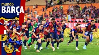 ¡BARÇA CAMPEÓN de COPA! Así fue la CELEBRACIÓN con la AFICIÓN tras conquistar la Copa en La Cartuja