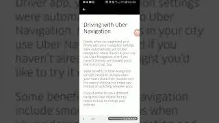 New Uber Driver App Navigation: is it better?!