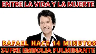La m&uacute;sica se detiene: 😥Raphael internado por un Accidente Cerebro Vacular  en plena grabaci&oacute;n