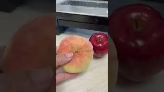 Apple vs. donut peach