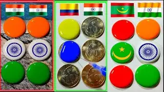 🫡 Indian Flag Drawing on Coin 🪙 &ndash; Easy & Creative! 🇮🇳 सिक्के पर भारतीय ध्वज बनाना  आसान और रचनात्मक!