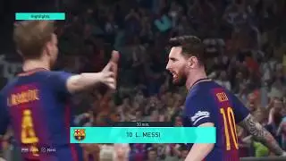 Messi Volley Goal + New Insane Celebration PES 2018 !