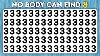 TEST YOUR OBSERVATION SKILLS 👀 | NUMBER AND LETTER EDITION