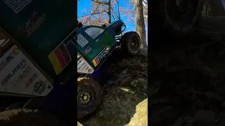 Axial Scx6 climbing rocks in Ohio #axial #scx6 #vitavon #80hd #toyota #trd #rockclimbing #rccrawler