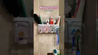 Meesho bathroom organizer under budget 🔗🤌 #meeshofind #meesho