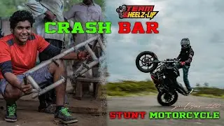 HOW TO BUILD A CRASH BAR AND 12 BAR FOR BAJAJ PULSAR 220 | STUNT BIKE