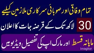 NBP Advance Salary details 2024 || Installment Calculator || loan for govt employees in Pakistan