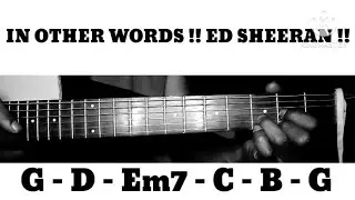 SLOW BURN !! SADIE JEAN !! HOW TO PLAY CHORDS TUTORIAL GUITAR