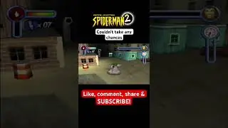 Couldn&rsquo;t take any chances #spiderman #marvel #ps1 #gaming #classicgaming #shorts #ps1games #ps1games