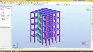 Circular wall & Ramp/Stair modeling in Autodesk Robot Structural Analysis 2018