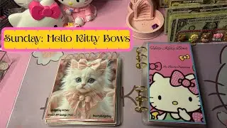 🎀 Sunday Savings; Hello Kitty Bows 🎀 #debt #debtfree #savingmoneytips #saving_money #budgeting101