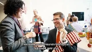 The US Embassy in Vientiane organized a Baci Ceremony for new American officers in Lao PDR