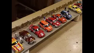Modeling slot car 2 display shelf - Scenic material / Diorama shelves Today @ Northline Raceway