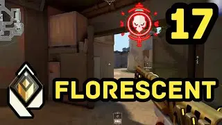 florescent GOES OFF ON BREEZE | 17 KILLS CHAMBER VALORANT