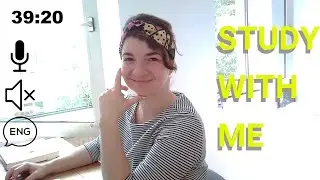 2 Hours live STUDY WITH ME (Mic on, Music off (ASRM, open window). Pomodoro 50:10) 13.05.22
