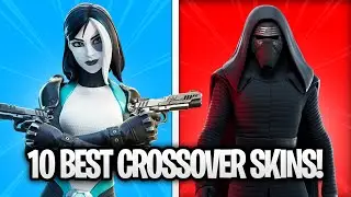 10 BEST FORTNITE CROSSOVER SKINS! (Best Collaborations)
