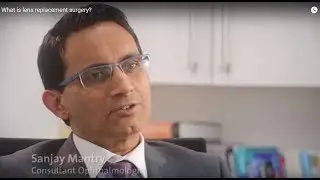 What is lens replacement surgery?