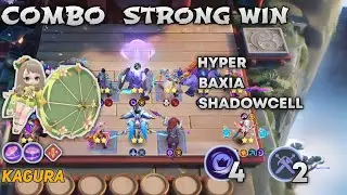 Combo Strong Win - With Commander Kagura Hyper Baxia !!| Magic Chess Go Go