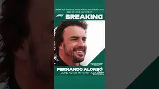 BREAKING: Fernando Alonso will join Aston Martin from 2023 on a multi-year contract