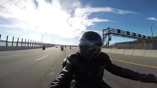 2025 Fall foliage HOG Group ride. Over the Mario Cuomo Bridge