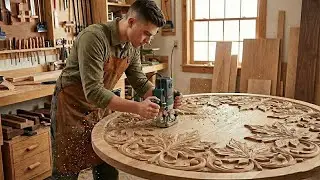 Young Genius Creates A Mind-Blowing Art Table! (Next Level Design)