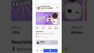 [💇&zwj;♀️NEW HAIR] Collect for UGC❤ Code 🔐 #ugc #roblox