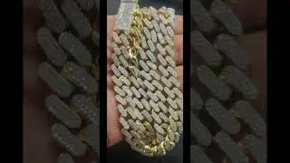Hip Hop Diamond Cuban Link Iced Out Chains | Diamond Chain | Hip Hop Jewelry | Jewels Queen