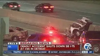 3 killed in accident on I-75 in Detroit