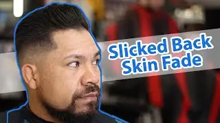 Slick Back Pompadour | Skin Fade | Haircut Tutorial | Barber How To