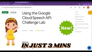 Using the Google Cloud Speech API: Challenge Lab | ARC131 | #qwiklabs