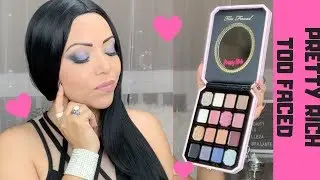 NEW TOO FACED PALETTE PRETTY RICH TUTORIAL AND SWATCHES