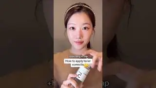 How to apply TONER correctly! It can harm your skin if you do it wrong-How long should you tap?🤫